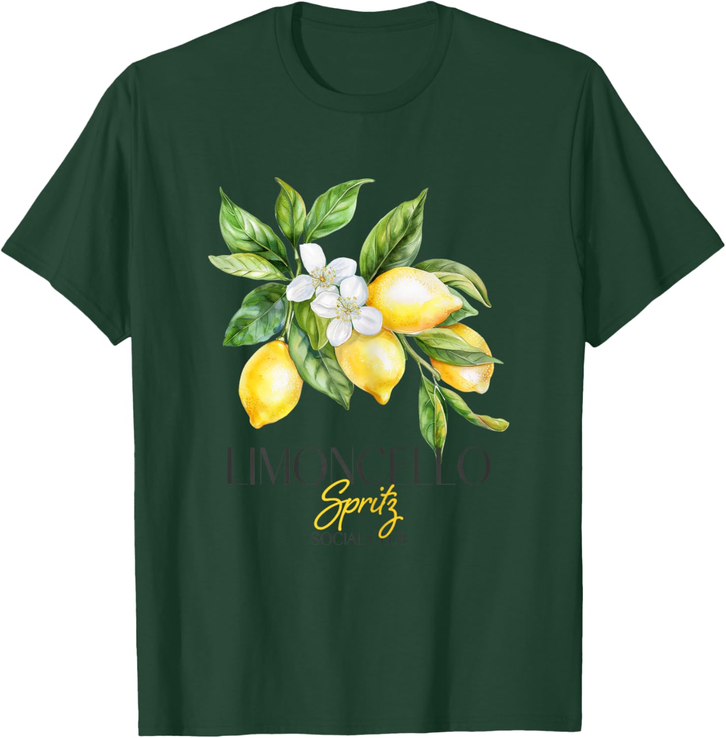 Limoncello Spritz Summer Aperitif Italian Lemon Liqueur T-Shirt - T-Shirt | Forest