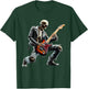 Skeleton Playing Guitar Rock Star Ghost Solo Guitar T-Shirt - T-Shirt | Forest