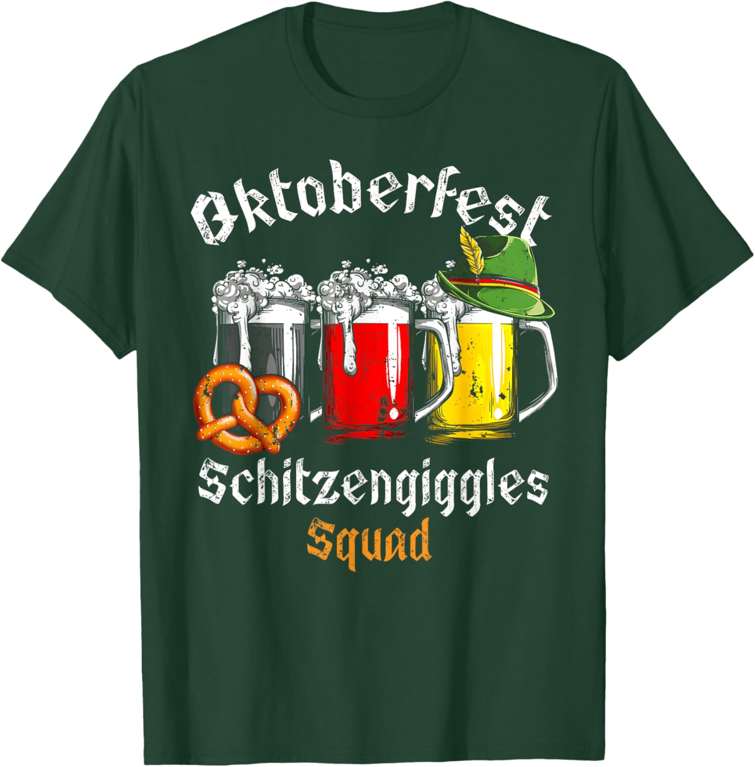 Oktoberfest Squad Germany Funny Festival Beer T-Shirt - T-Shirt | Forest