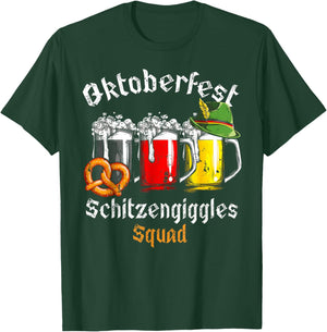 Oktoberfest Squad Germany Funny Festival Beer T-Shirt - T-Shirt | Forest
