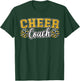 Loud Proud Cheer Coach Yellow Pom Poms Cheerleader Women T-Shirt - T-Shirt | Forest