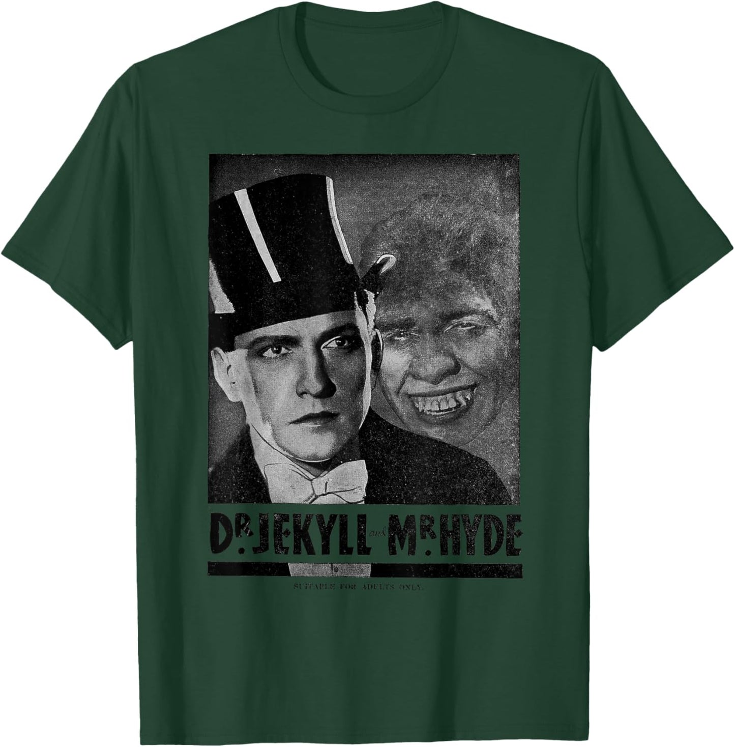 Dr. Jekyll & Mr. Hyde Horror Retro Halloween Monster T-Shirt - T-Shirt | Forest