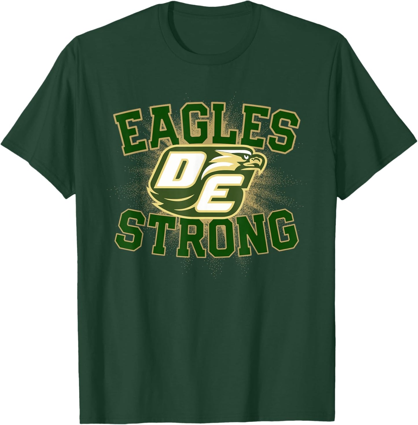 Desoto Eagles Logo Strong Flag HS T-Shirt - T-Shirt | Forest