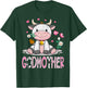 GodMother Cute Cow Moo Farmer Birthday Family Matching T-Shirt - T-Shirt | Forest