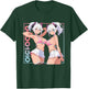 Waifu Sexy Anime Girl Horns Mini Skirt Japanese Retro Art T-Shirt - T-Shirt | Forest