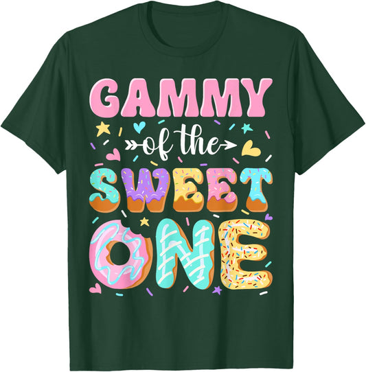 Gammy of The Sweet One First Birthday Matching Family T-Shirt - T-Shirt | Forest