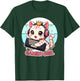 Gamer Girl süße Katze Gaming Cute Video Game Girls T-Shirt - T-Shirt | Forest