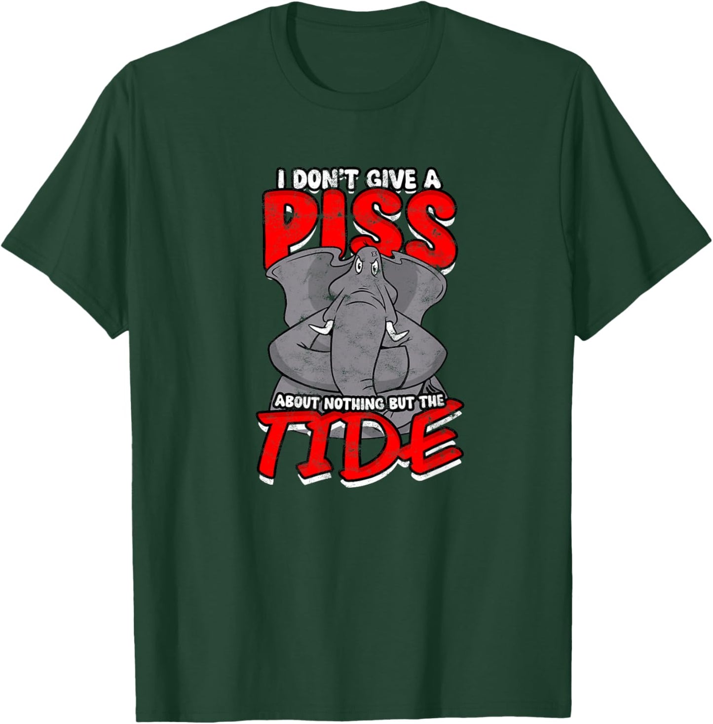 I DON'T GIVE A PISS ABOUT NOTHING BUT THE TIDE - Apathy T-Shirt - T-Shirt | Forest