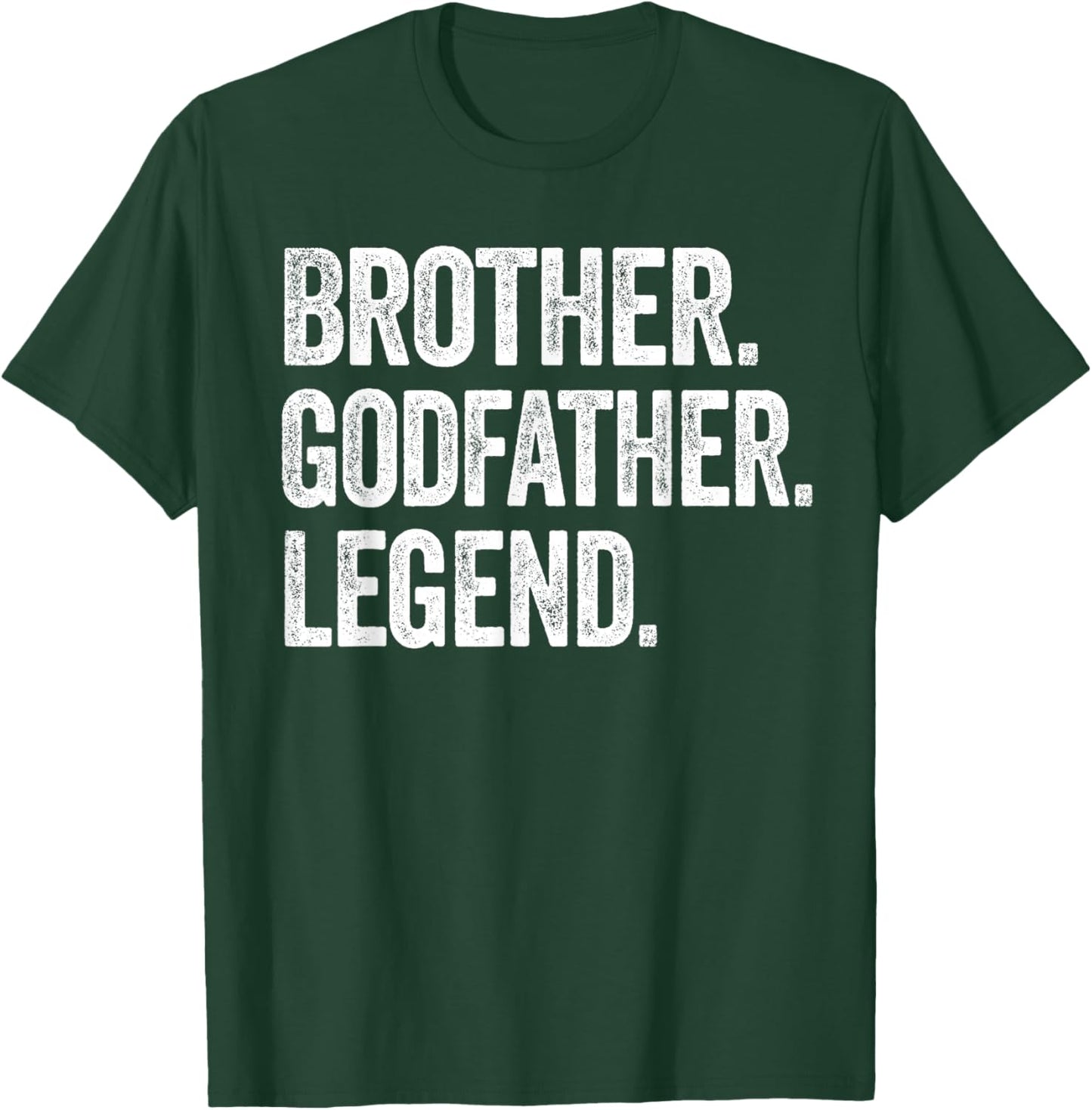 Brother Godfather Legend - Vintage Distressed Bold Graphic T-Shirt - T-Shirt | Forest