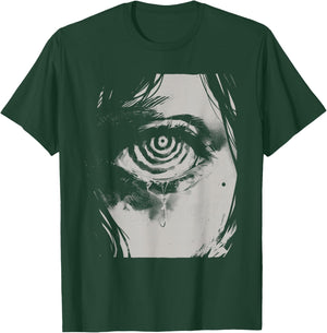 Grunge Horror Eye | Trippy Weirdcore Punk Creepy Anime Manga T-Shirt - T-Shirt | Forest