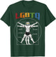 LGBTQ Legs Glutes Biceps Triceps Quads Vitruvian Gym Anatomy T-Shirt - T-Shirt | Forest