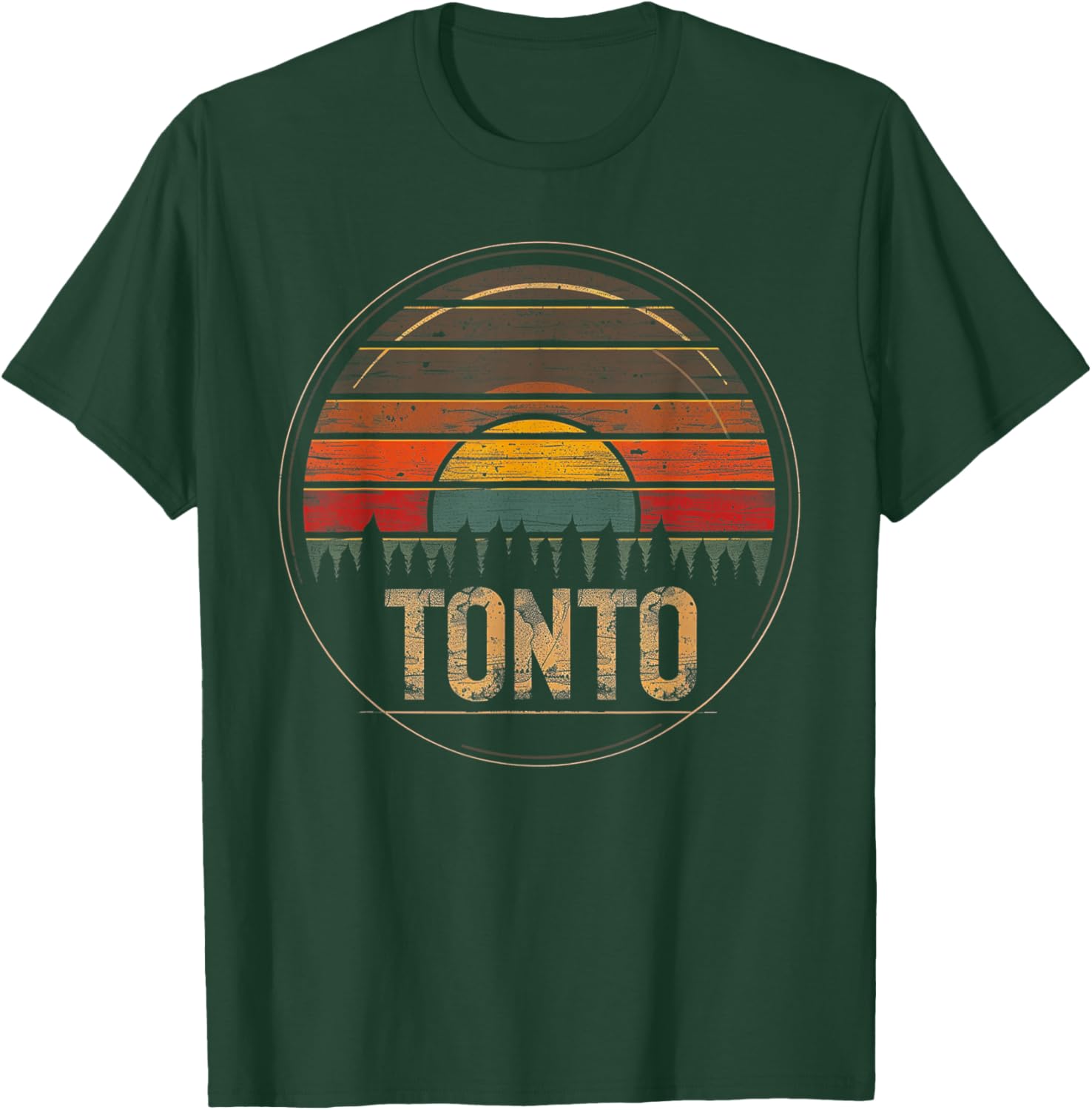 Tonto - US National Park Forest Vintage Men Women Kids Retro T-Shirt - T-Shirt | Forest