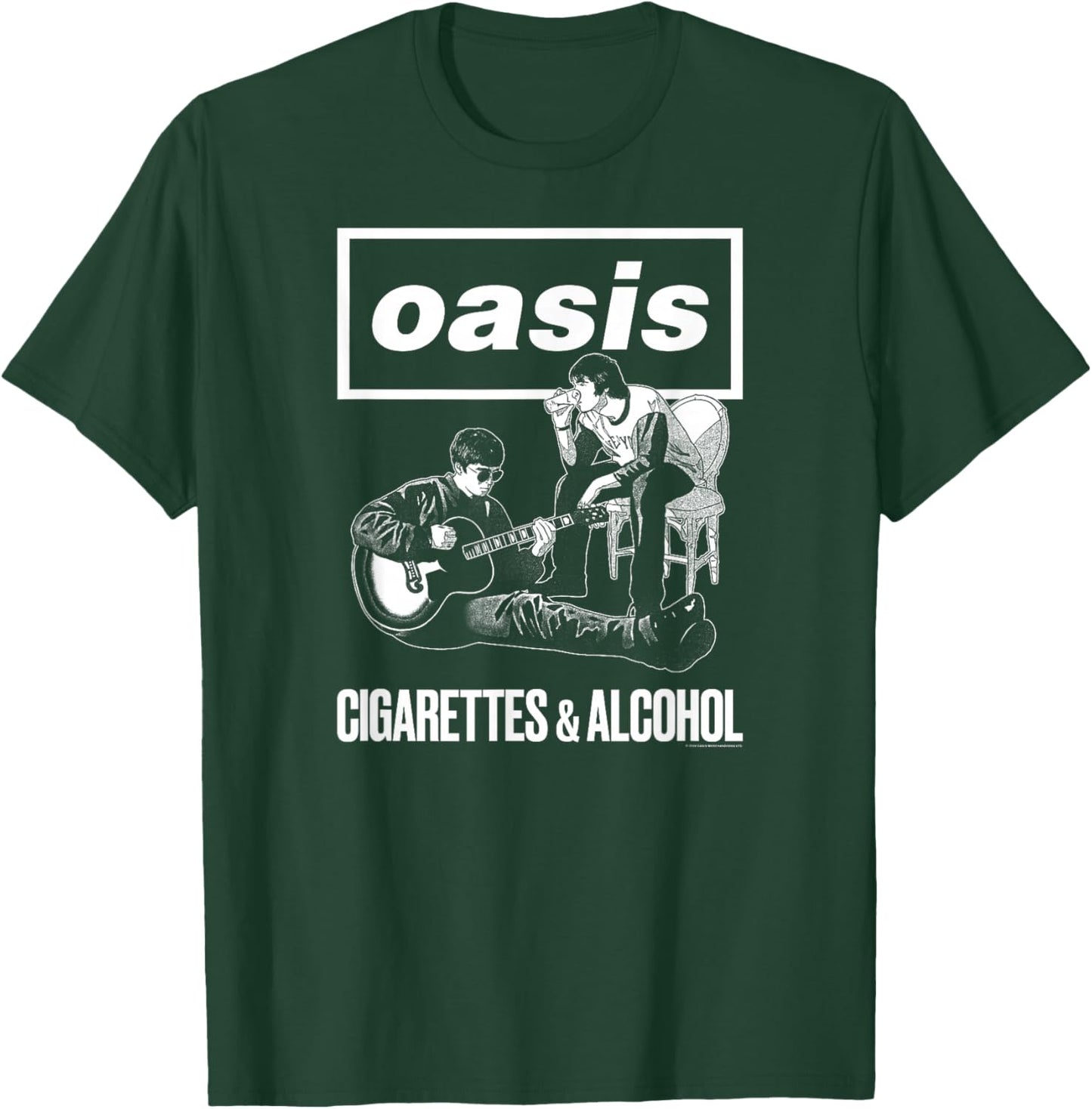 Oasis – Cigarettes and Alcohol T-Shirt - T-Shirt | Forest