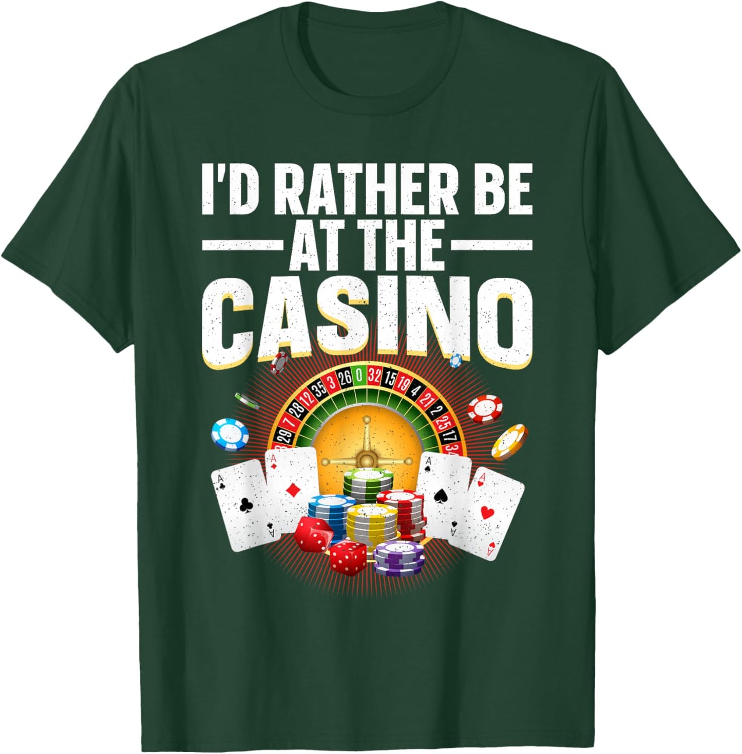 Best Casino Art Women Gambling Casino Player Gambler T-Shirt - T-Shirt | Forest