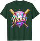 Baseball Drip Nana Cute Tie Dye Baseball Women Mother's Day T-Shirt - T-Shirt | Forest