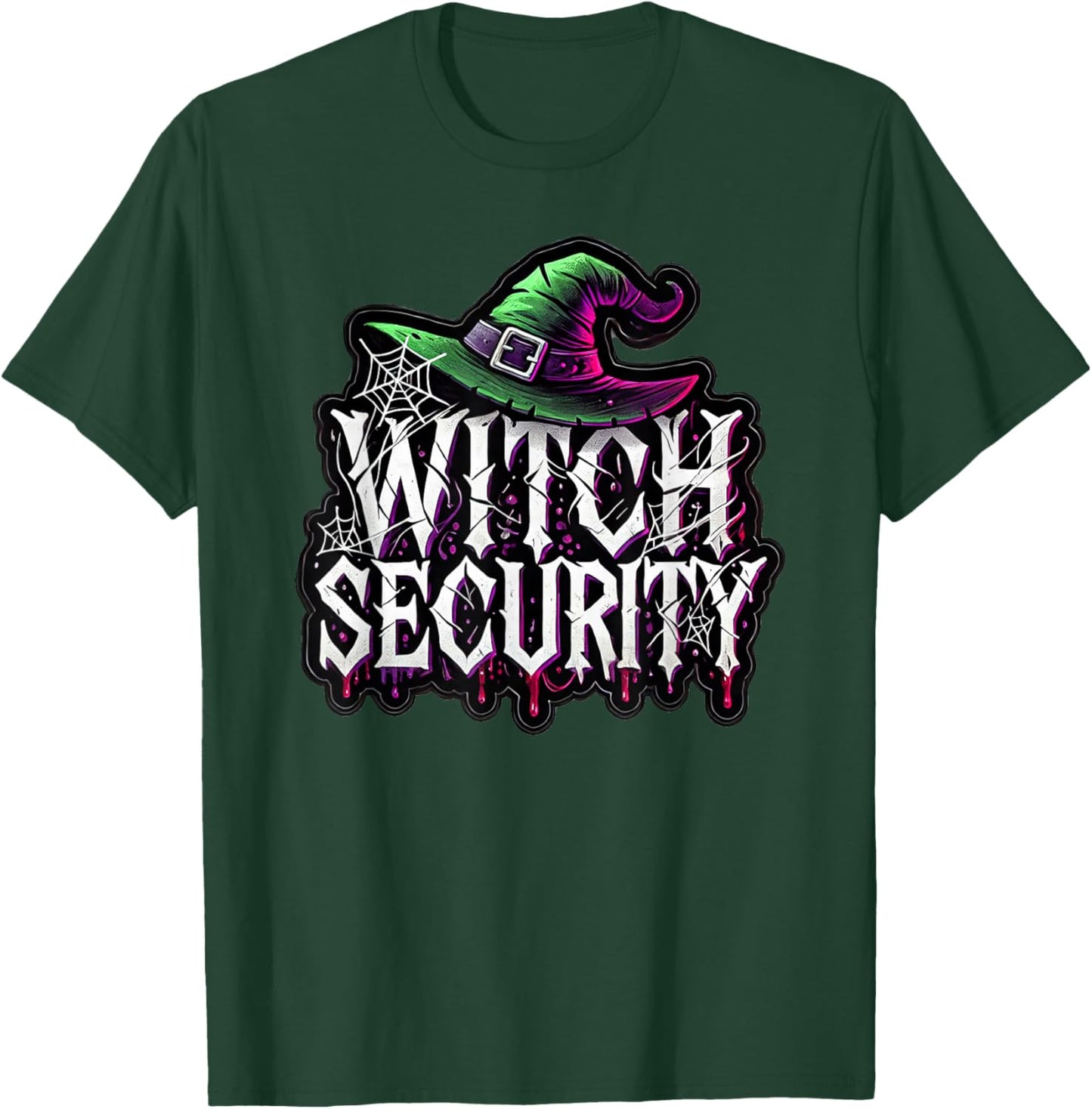 Witch Security Easy Husband of Witches Costume Fun Boyfriend T-Shirt - T-Shirt | Forest