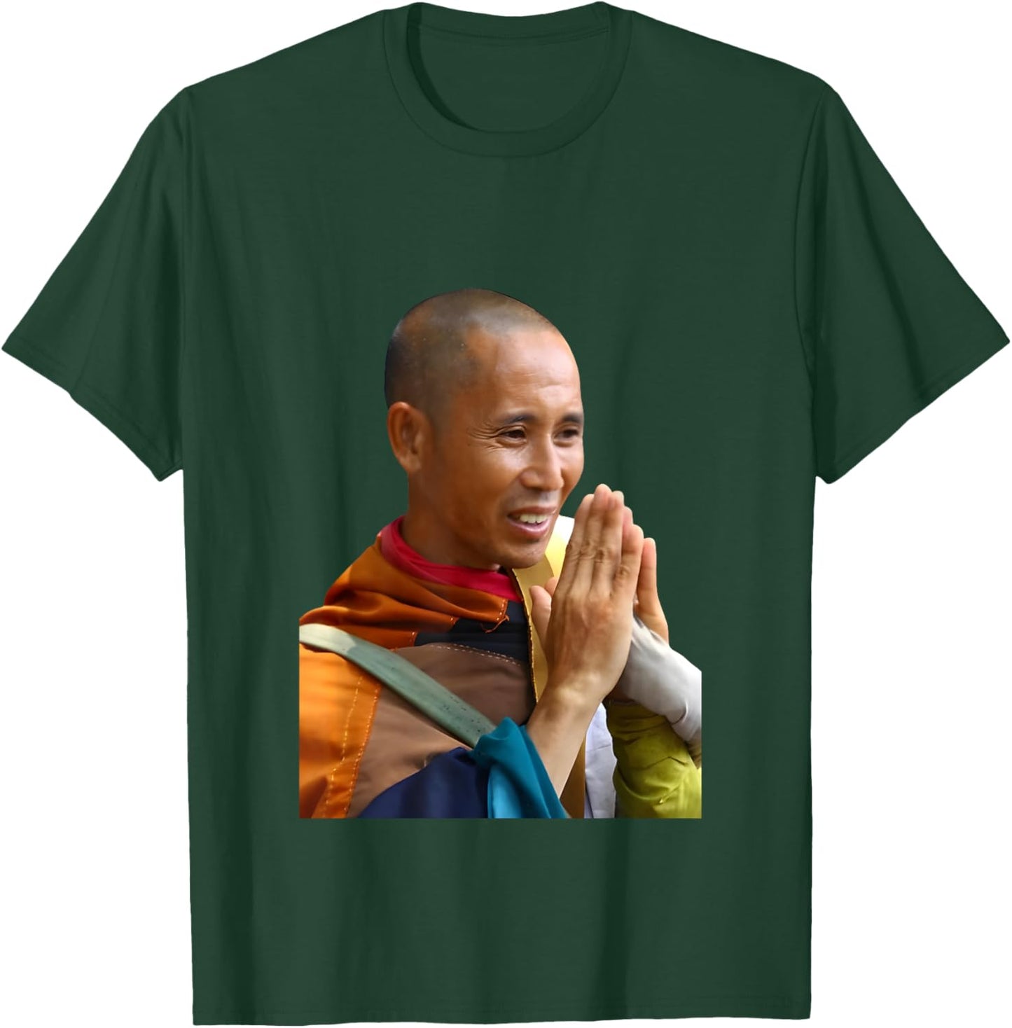 Thich Minh Tue Vietnamese Buddha T-Shirt - T-Shirt | Forest