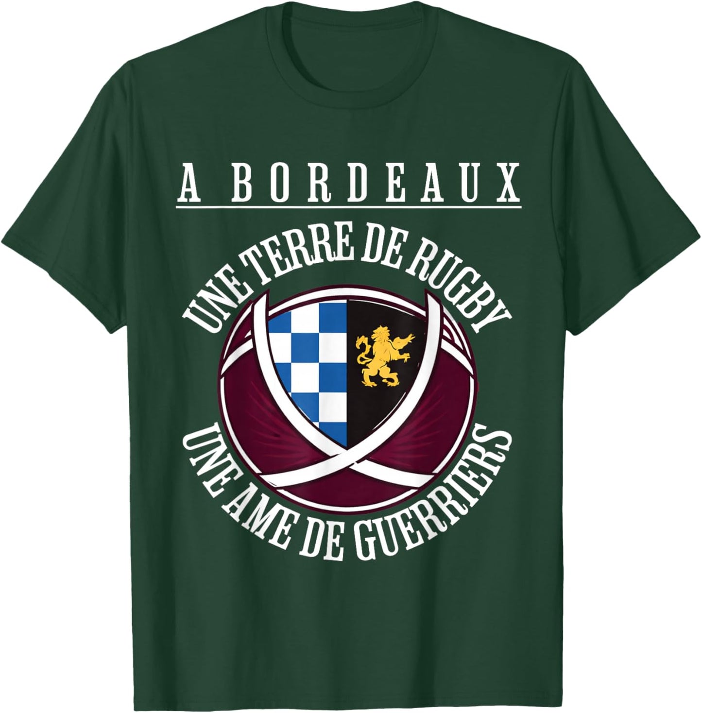 Bordeaux Rugby UBB Rugby Supporter Jersey Bordeaux T-Shirt - T-Shirt | Forest