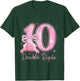 10 Double Digits 10th Birthday Girl Coquette 10 Year Old T-Shirt - T-Shirt | Forest