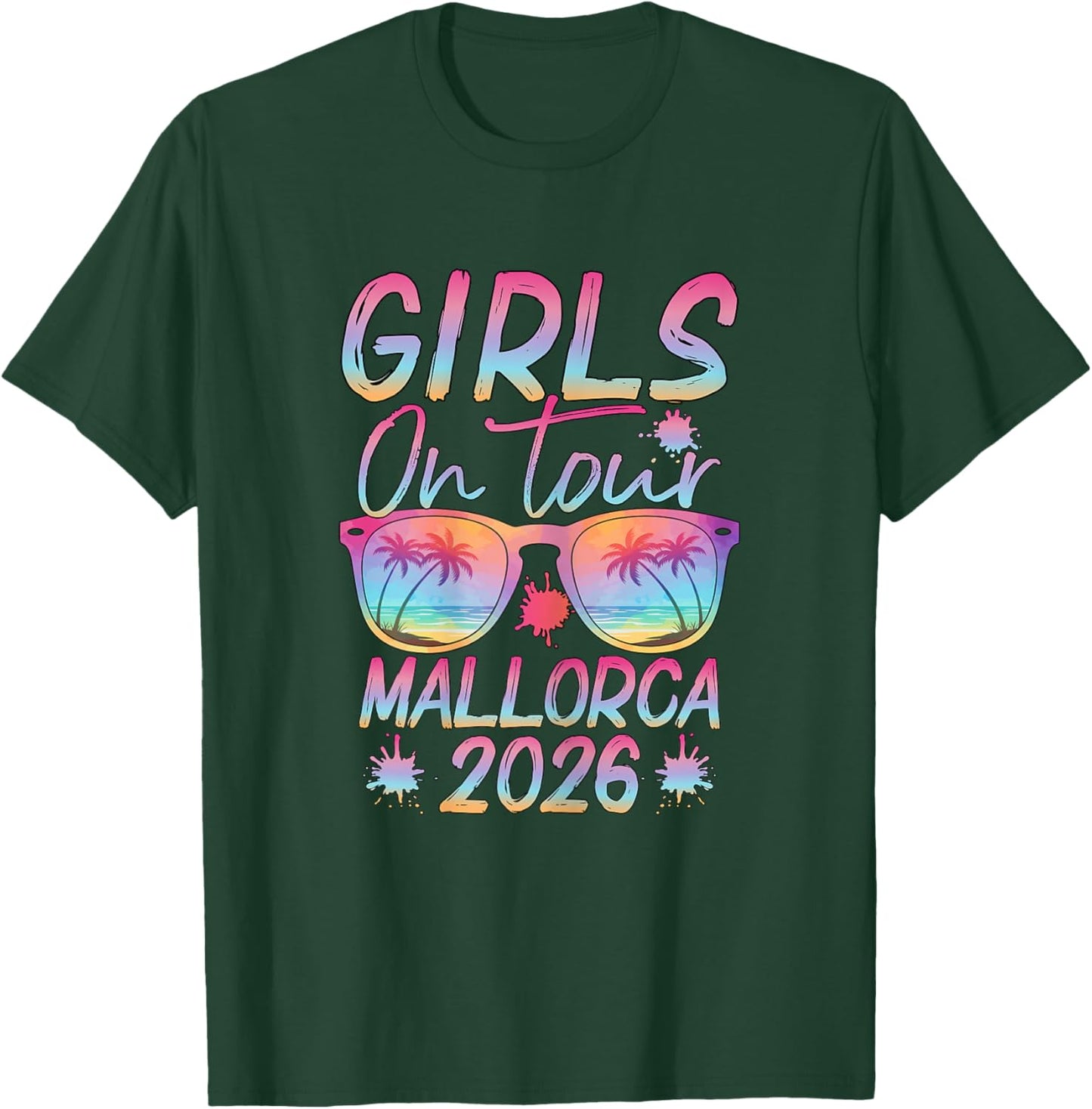 Girls On Tour Mallorca 2026 Girls' Evening Malle Party T-Shirt - T-Shirt | Forest