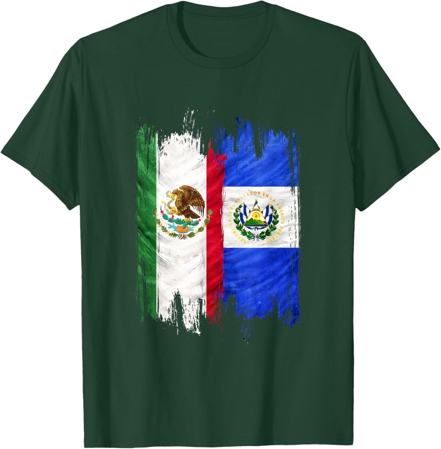 Mexico El Salvador T-Shirt - T-Shirt | Forest