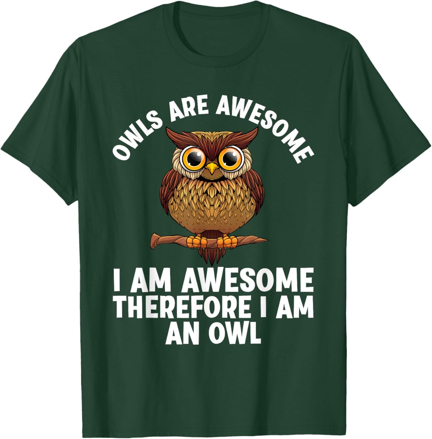 Funny Owl Design Women Night Owl Animal Owl Lover , Small, Black T-Shirt - T-Shirt | Forest