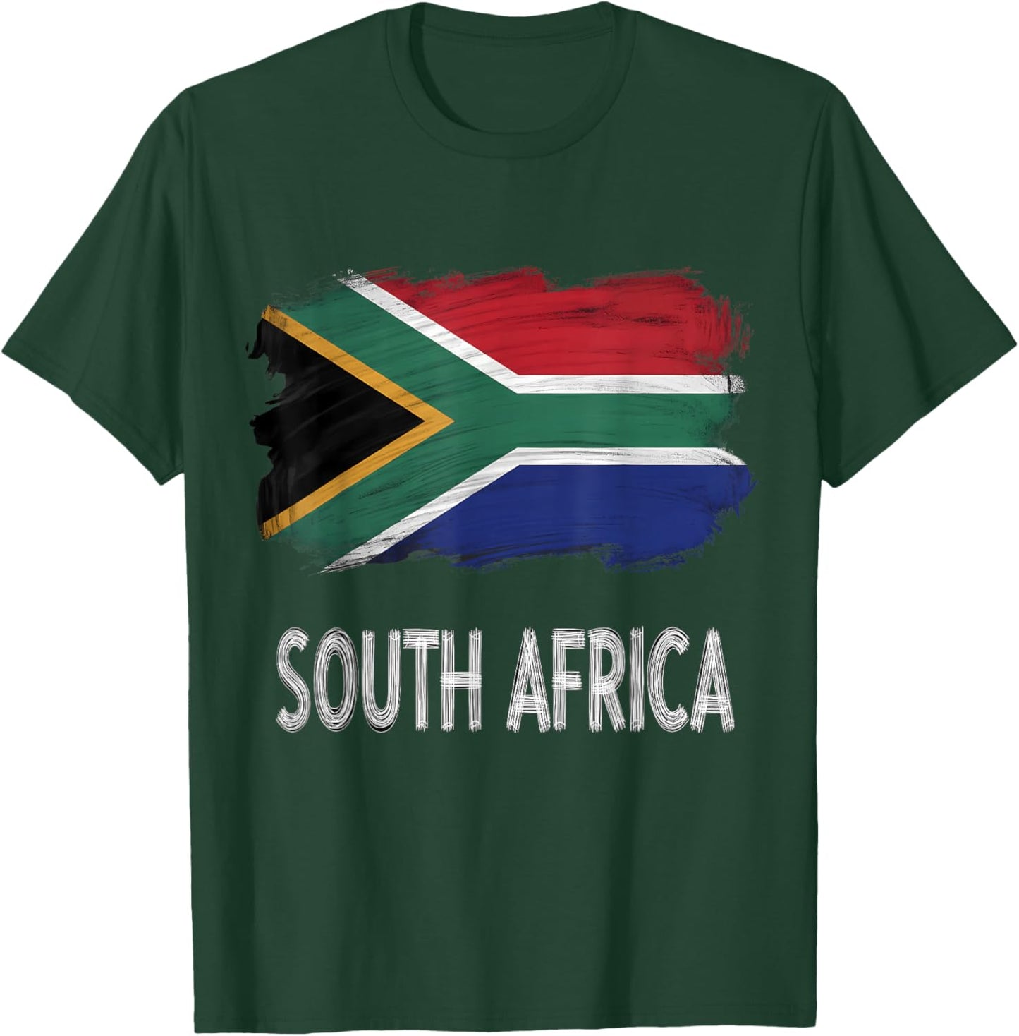 South Africa Roots South African Flag T-Shirt - T-Shirt | Forest
