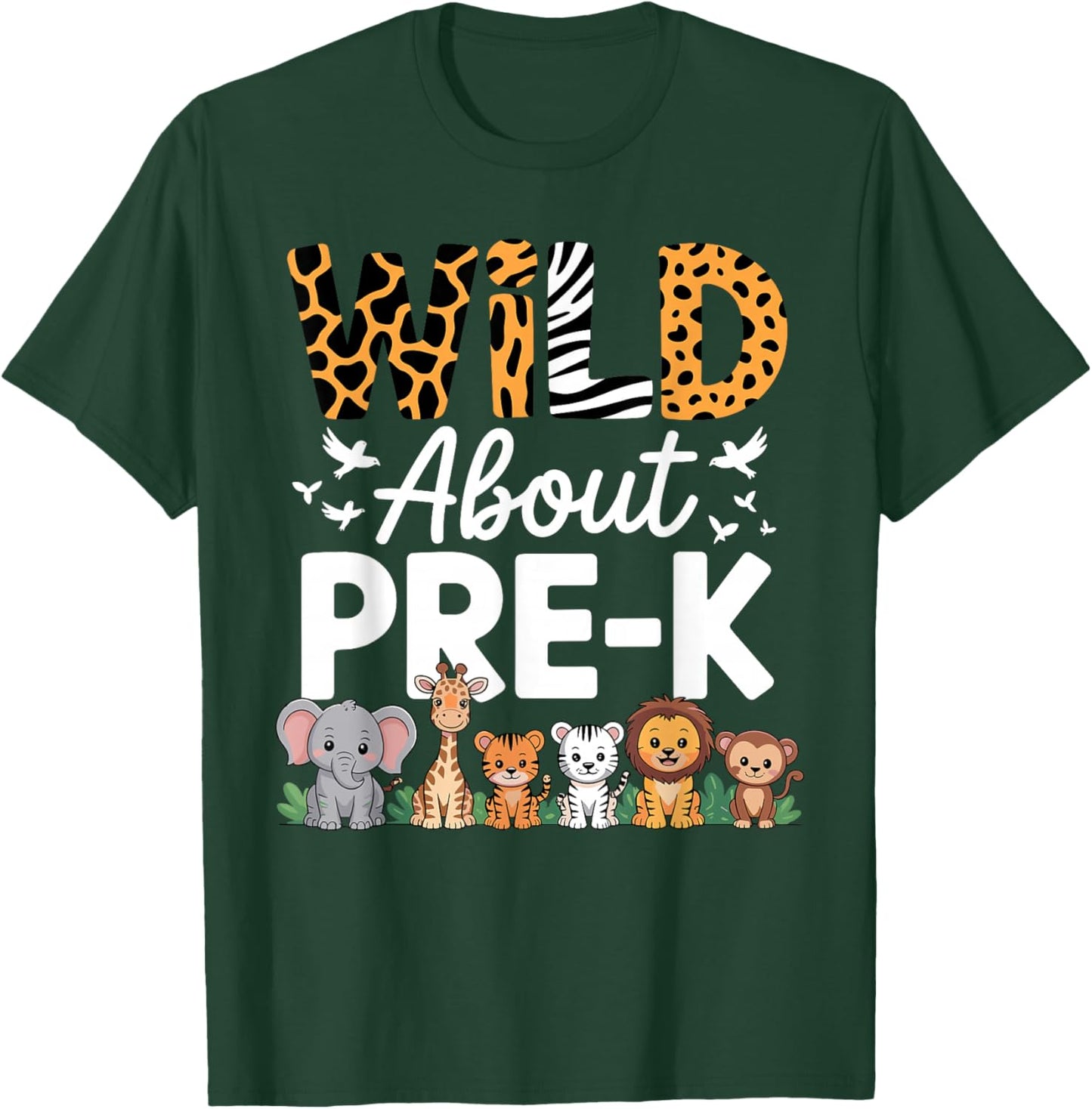 Cool Preschool Teacher Art Women Preschool Teacher T-Shirt - T-Shirt | Forest