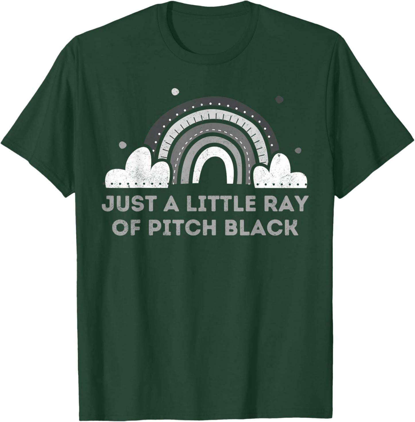 A Little Ray Of Pitch Black T-Shirt - T-Shirt | Forest