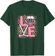 Cute Ice Hockey Love Hockey Player Women Girls Kids T-Shirt - T-Shirt | Forest