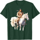 Native American Horse Rider Native Indian Tribe Art Heritage T-Shirt - T-Shirt | Forest