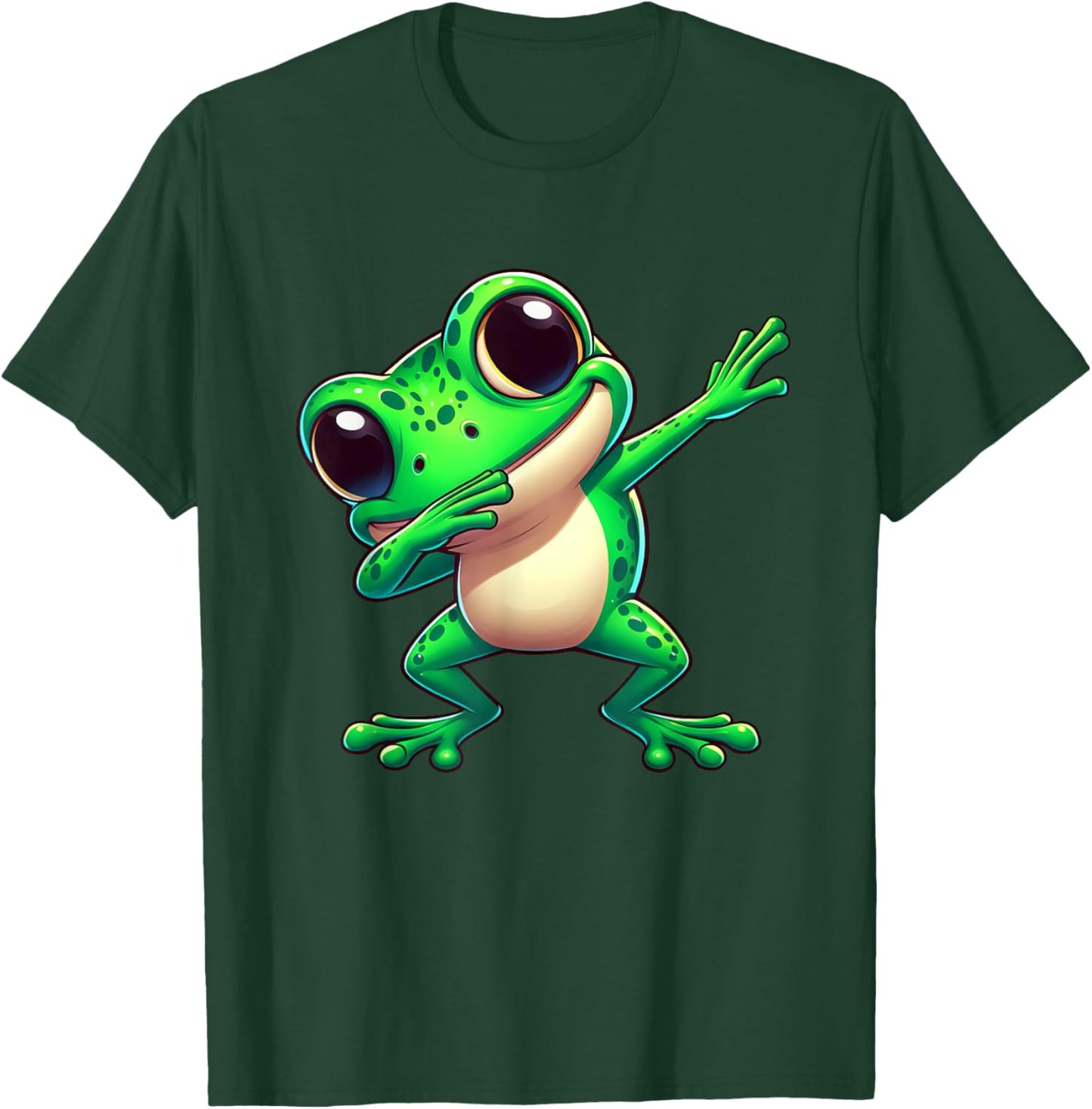 Cartoon Dance Funny Frog T-Shirt - T-Shirt | Forest