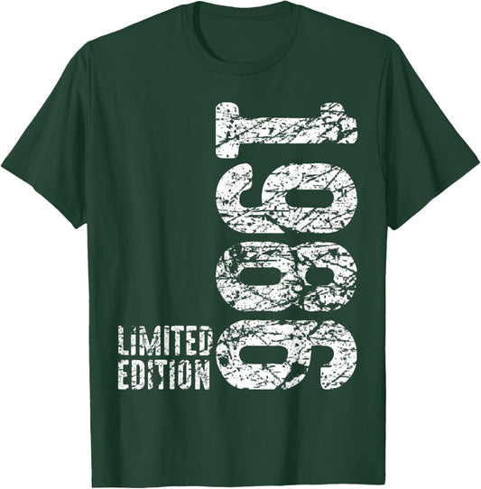 40th Birthday Man Woman 40 Years 1986 Decorative Gift Funny T-Shirt - T-Shirt | Forest