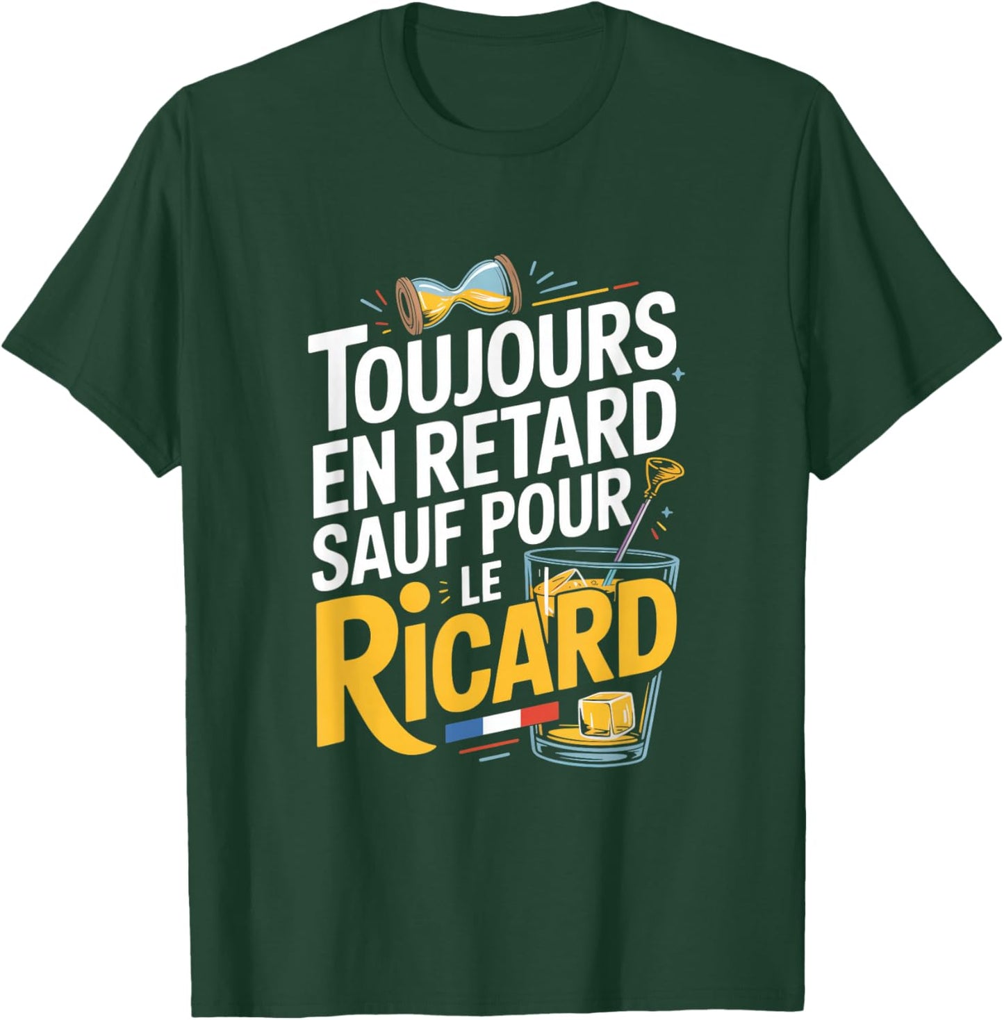 Still late except for Le Ricard T-Shirt - T-Shirt | Forest