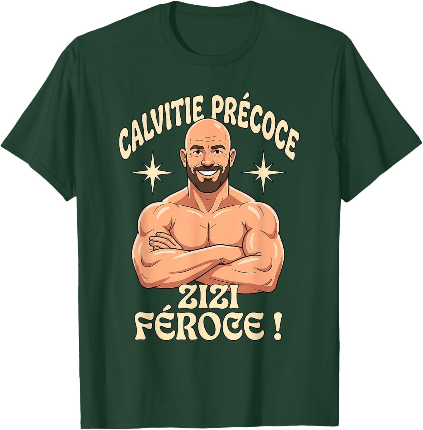 Calvitie Précoce Zizi Féroce Calvitie Humour T-Shirt - T-Shirt | Forest