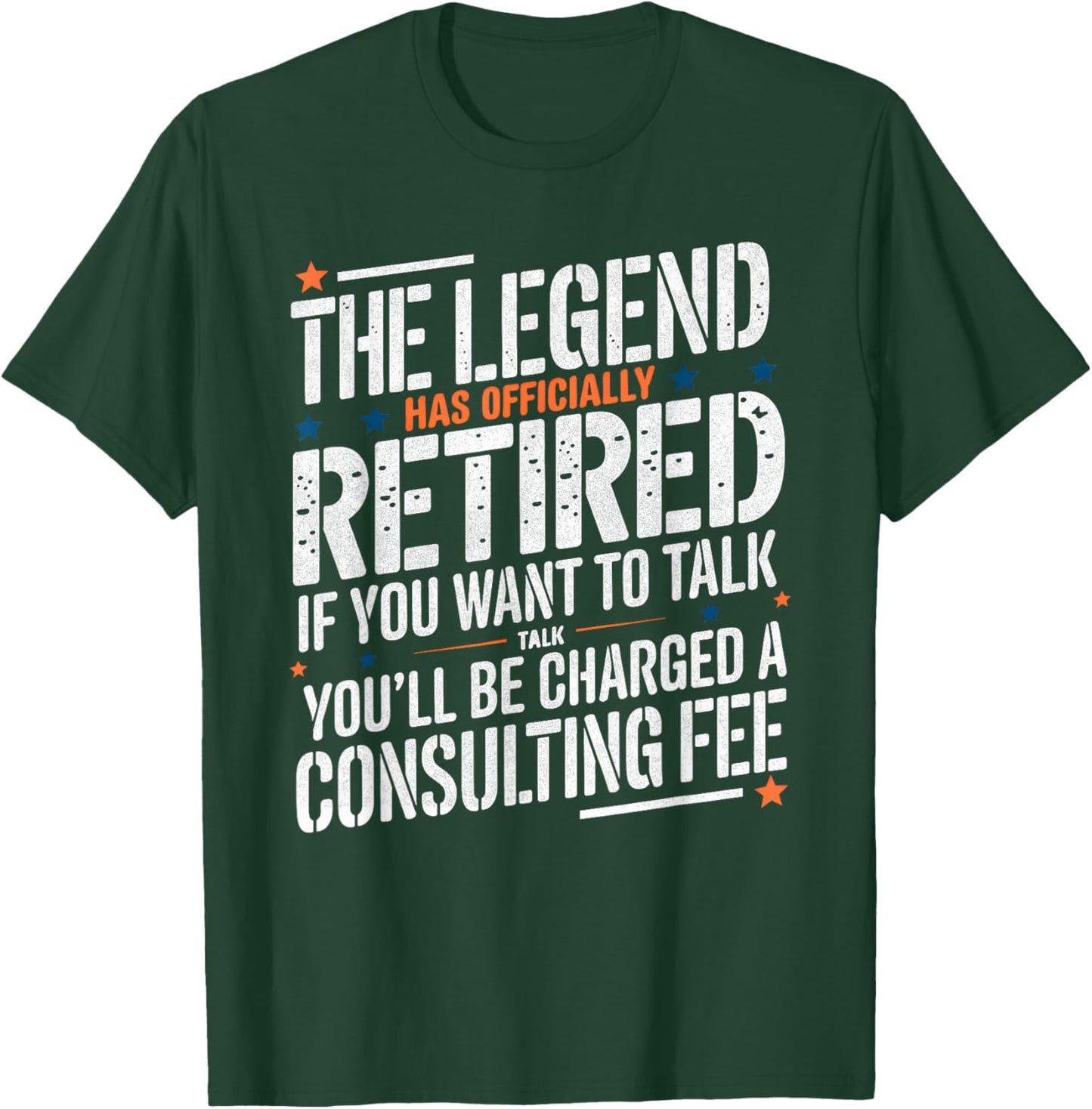 The Legend Has Officially Retired Father Funny Retirement T-Shirt - T-Shirt | Forest