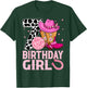 Happy 7th Birthday Girl Outfit Rodeo Western Cowgirl Cowboy T-Shirt - T-Shirt | Forest