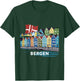 Fjord Bergen Norway Costume Fjords of Norway Harbor City T-Shirt - T-Shirt | Forest