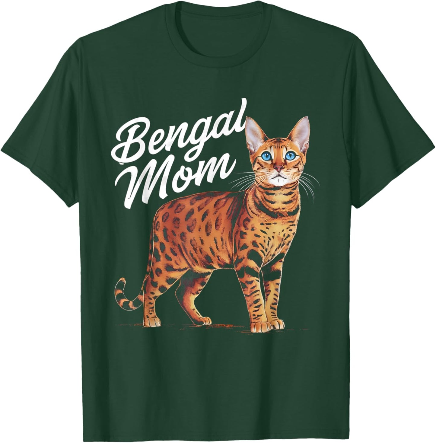 Bengal Mom T-Shirt - T-Shirt | Forest