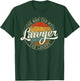 Lawyer The Man The Myth The Legend Vintage Stamp Legal T-Shirt - T-Shirt | Forest