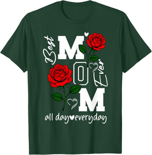 Mother's Day Best Mom Ever Women Grandma Gifts T-Shirt - T-Shirt | Forest