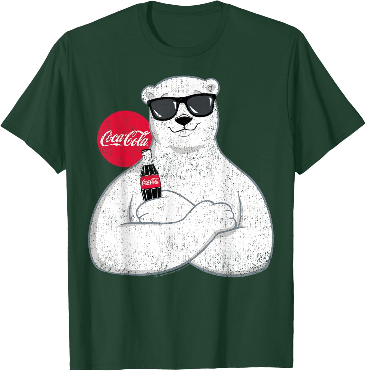 Coca-Cola - Polar Bear Sunglasses T-Shirt - T-Shirt | Forest