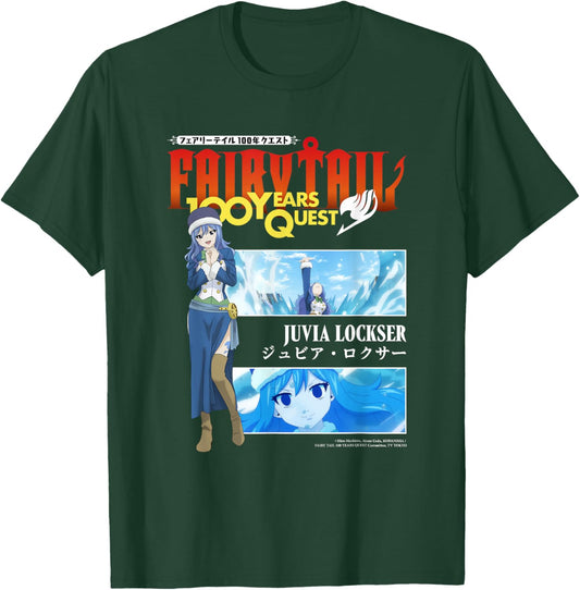 Fairy Tail 100 Years Quest - “Juvia Moments” T-Shirt - T-Shirt | Forest