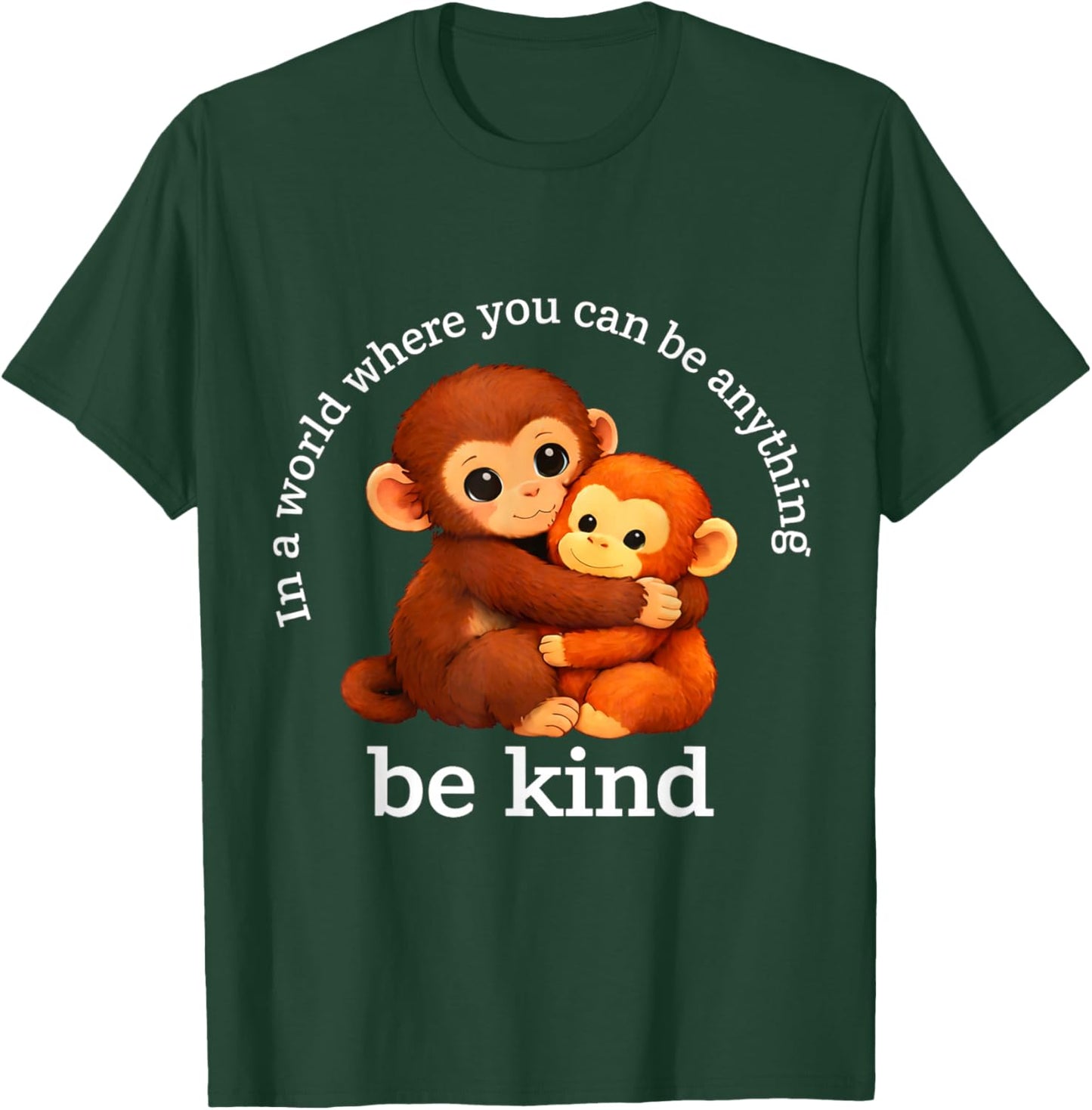 in A World Where You Can Be Anything Be Kind Team Punch T-Shirt - T-Shirt | Forest