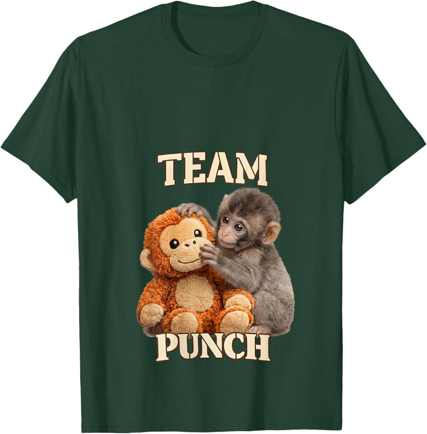 Women's Monkey Team Punch V-Neck T-Shirt - T-Shirt | Forest