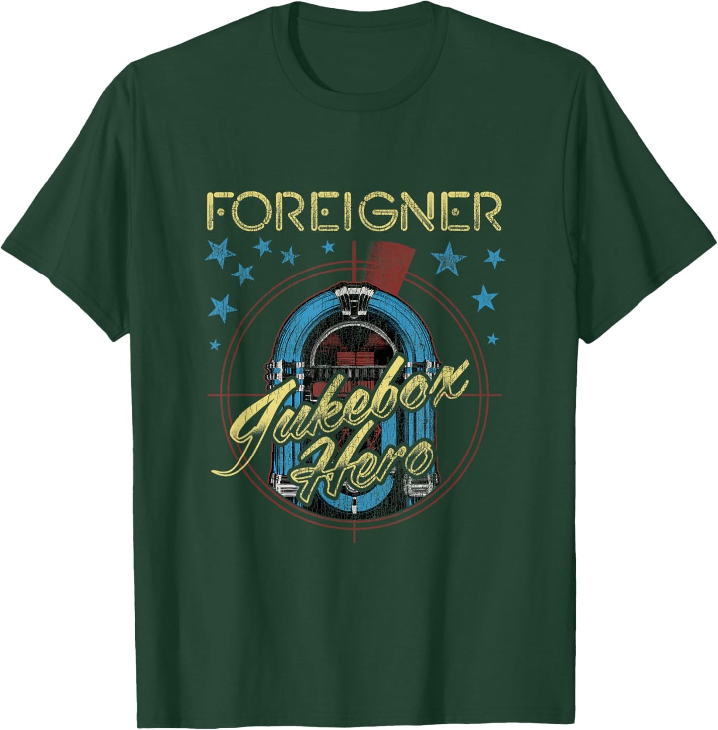 Ausländische Rockband Jukebox American Classic PAPL2697 T-Shirt - T-Shirt | Forest