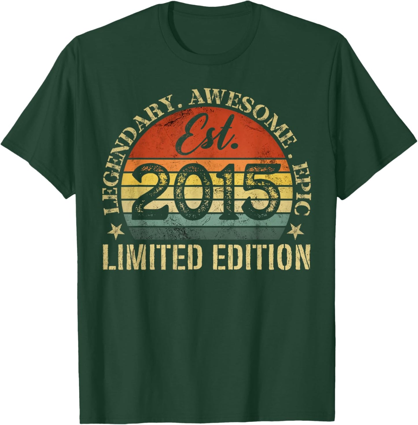 Legendary Awesome Epic Est. 2015 Limited Edition T-Shirt - T-Shirt | Forest