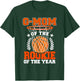 G Mom of Rookie 1st Basketball Bday Theme Matching T-Shirt - T-Shirt | Forest