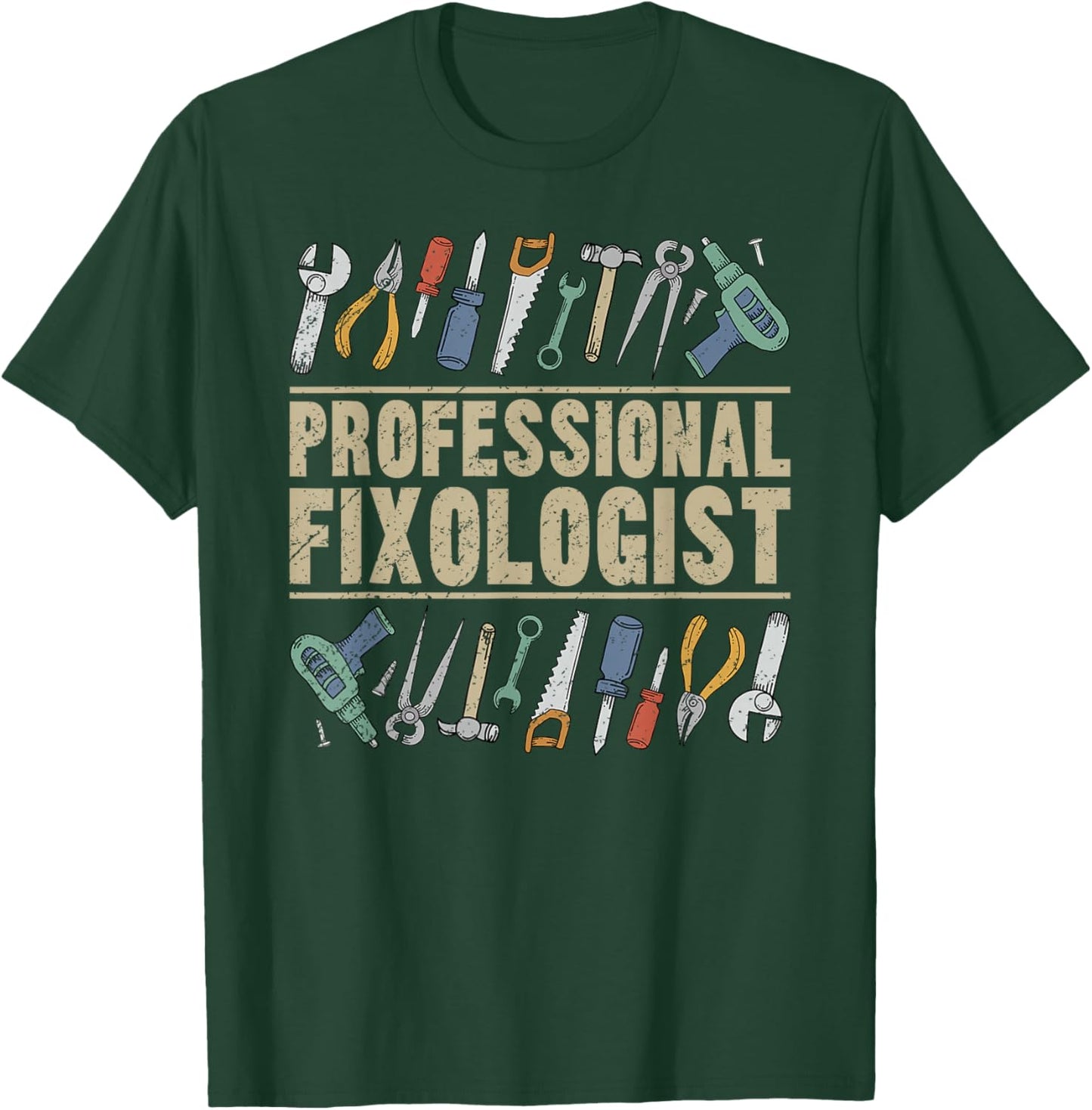 Fixologist Maintenance Technician Maintenance Tech T-Shirt - T-Shirt | Forest