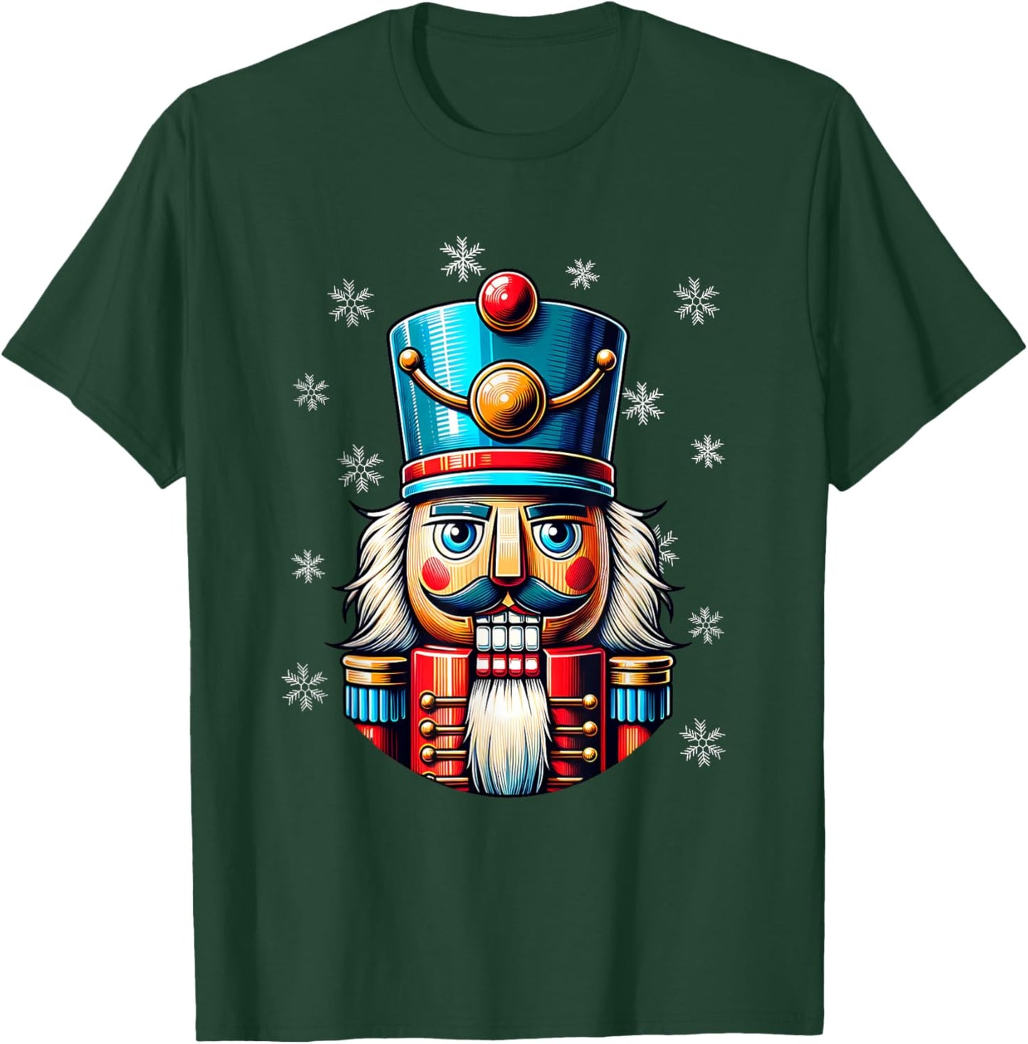 Christmas Nutcracker Men Women Nutcrackers Xmas T-Shirt - T-Shirt | Forest